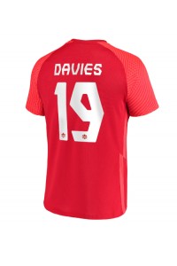 Canada Alphonso Davies #19 Voetbaltruitje Thuis tenue WK 2022 Korte Mouw